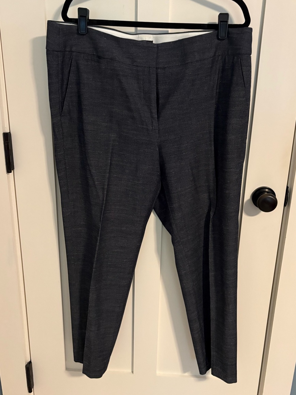 LOFT Dark Gray Tailored Dress Pants